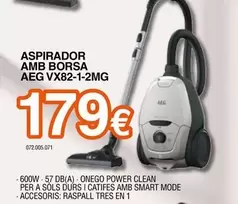 Oferta de AEG - Aspirador Amb Borsa Vx82-1-2mg por 179€ en Expert