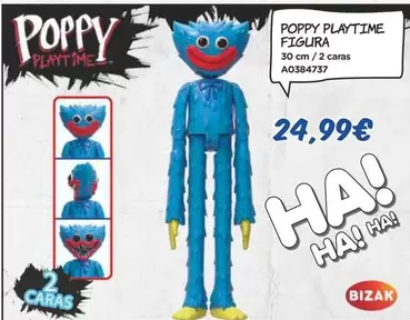 Oferta de Bizak - Poppy -  Playtime Figura por 24,99€ en Juguettos