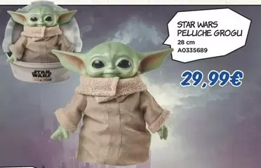 Oferta de Star Wars Peluche Grogu por 29,99€ en Juguettos