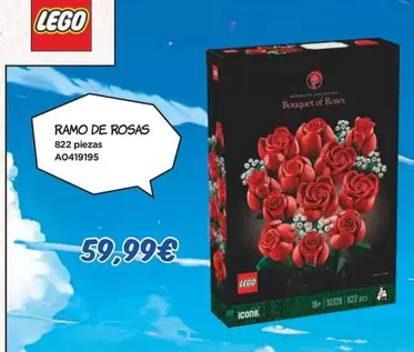 Oferta de LEGO - Ramo De Rosas por 59,99€ en Juguettos