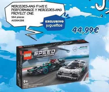 Oferta de Juguettos - One - Mercedes-amg F1412 E Performance Y Mercedes-amg por 44,99€ en Juguettos