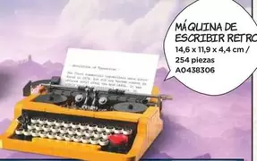 Oferta de Maquina De Escribir Retro por 16,99€ en Juguettos