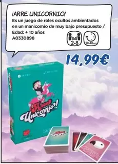 Oferta de ¡Arre Unicornio!  por 14,99€ en Juguettos