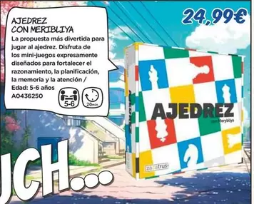 Oferta de Ajedrez Con Meribliya  por 24,99€ en Juguettos