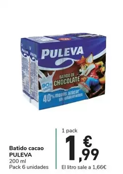 Oferta de Puleva - Batido Cacao por 1,99€ en Carrefour Express