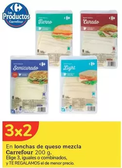 Oferta de Carrefour - En Lonchas De Queso Mezcla en Carrefour Express