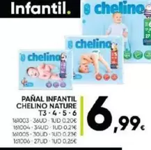 Oferta de Chelino - Panal Infantil  Nature por 6,99€ en Family Cash