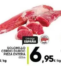 Oferta de Duroc - Pieza Entera - Solomillo Cerdo Duroc por 6,95€ en Family Cash