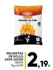 Oferta de Lara - Palomitas De Pollo por 2,19€ en Family Cash