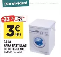 Oferta de Caja Para Pastillas De Detergente por 3,99€ en Centrakor