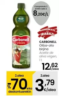 Oferta de Carbonell - Aceite De Oliva Virgen por 12,62€ en Eroski