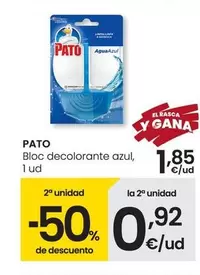 Oferta de Pato - Bloc Decolorante Azul por 1,85€ en Eroski