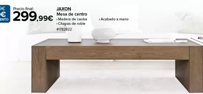 Oferta de Mesa De Centro por 299,99€ en Costco