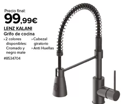 Oferta de Lenz Kalani - Grifo De Cocina por 99,99€ en Costco