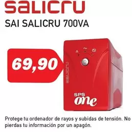 Oferta de One - Salicru por 69,9€ en Microsshop