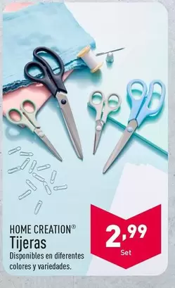 Oferta de Home Creation - Tijeras por 2,99€ en ALDI