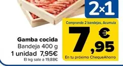 Oferta de Gamba Cocida por 7,95€ en Carrefour