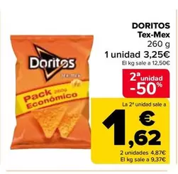 Oferta de Doritos - Doritos Tex-Mex por 3,25€ en Carrefour