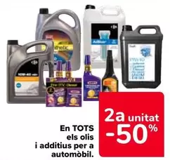 Oferta de En Todos Los Aceites Y Aditivos Para Automóvil en Carrefour