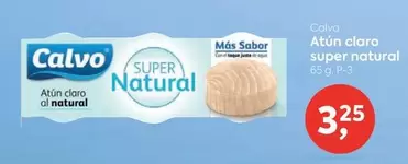 Oferta de Calvo - Atún Claro Super Natural por 3,25€ en Suma Supermercados