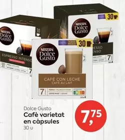 Oferta de Dolce Gusto - Cafe Varietat En Capsules por 7,75€ en Suma Supermercados