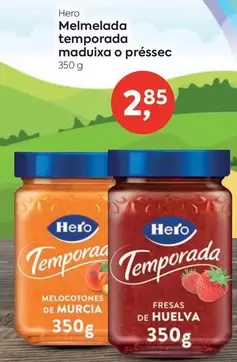 Oferta de Hero - Melmelada Temporada Maduixa O Préssec por 2,85€ en Suma Supermercados