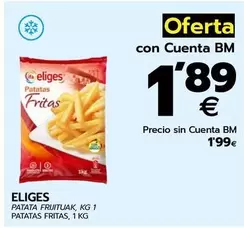 Oferta de Ifa Eliges - Patatas Fritas por 1,99€ en BM Supermercados