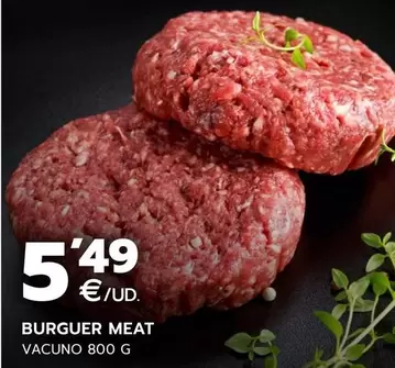 Oferta de Burguer Meat  por 5,49€ en BM Supermercados