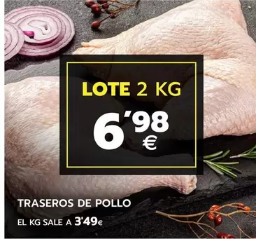 Oferta de Traseros De Pollo por 6,98€ en BM Supermercados