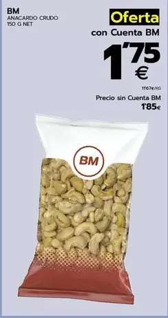 Oferta de Bm - Amacardo Crudo por 1,85€ en BM Supermercados