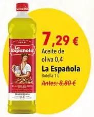 Oferta de La Española - Aceite De Oliva por 7,29€ en SPAR