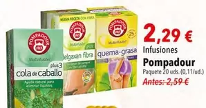 Oferta de Pompadour - Infusiones por 2,29€ en SPAR