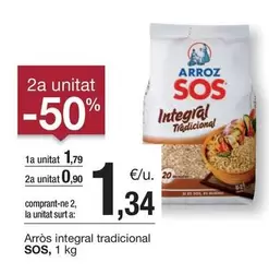 Oferta de Sos - Arros Integral Tradicional por 1,79€ en BonpreuEsclat