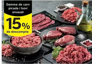 Oferta de Gamma De Carn Picada I Bovi Envasat en Caprabo