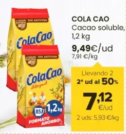 Oferta de Cola Cao - Cacao Soluble por 9,49€ en Autoservicios Familia