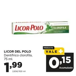 Oferta de Licor del Polo - Dentifrico Clorofila por 1,99€ en Alimerka