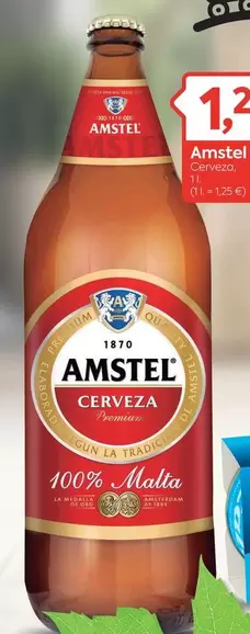 Oferta de Amstel - Cerveza 100% malta por 1,29€ en Suma Supermercados