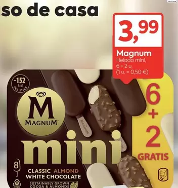 Oferta de Magnum - Helado Mini por 3,99€ en Suma Supermercados