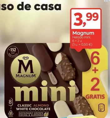 Oferta de Magnum - Helado Mini por 3,99€ en Suma Supermercados