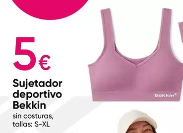 Oferta de Bekkin - Sujetador Deportivo por 5€ en Pepco