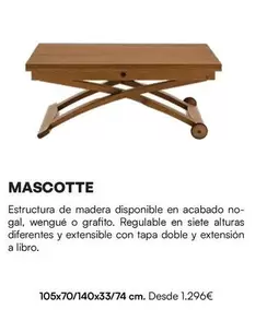 Oferta de Mascotte por 1296€ en La Oca