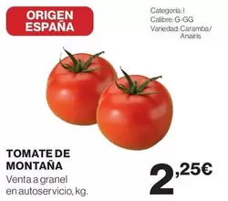 Oferta de Origen - Tomate De Montana por 2,25€ en El Corte Inglés