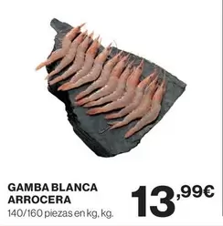 Oferta de Arrocera - Gamba Blanca por 13,99€ en El Corte Inglés