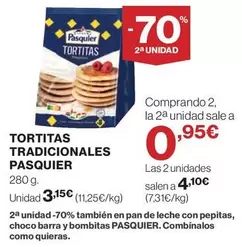 Oferta de Pasquier - Tortitas Tradicionales por 3,15€ en El Corte Inglés