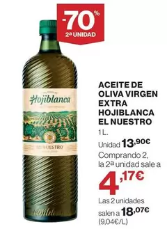 Oferta de Hojiblanca - Aceite De Oliva Virgen Extra El Nuestro por 13,9€ en El Corte Inglés