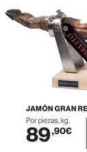 Oferta de Joselito - Gran Revel - Jamón Gran Reserva por 89,9€ en El Corte Inglés