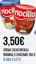 Oferta de Nocilla - Crema Cacao Original O Chocomix por 3,5€ en Claudio