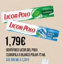 Oferta de Licor del Polo - Dentífrico por 1,79€ en Claudio