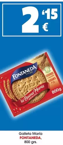 Oferta de Fontaneda - Galleta María por 2,15€ en Top Cash