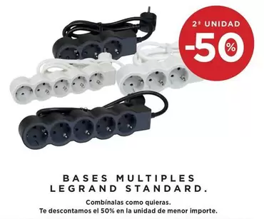 Oferta de Legrand - Bases Multiples  Standard en Hipercor